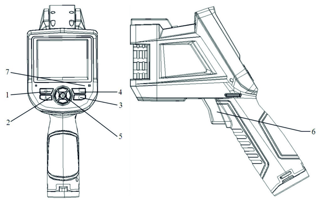 Схема Ручной термографической (термоизмерительной) камеры T4 / T8