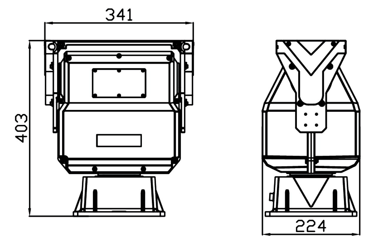 Опорно-поворотное устройство ZA-850 чертеж